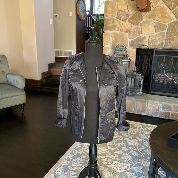 Michael Kors Black Jacket Size 6 - Picture 2 of 6